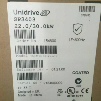 Emerson SP3403 Control Techniques Unidrive SP Inverter Drive 