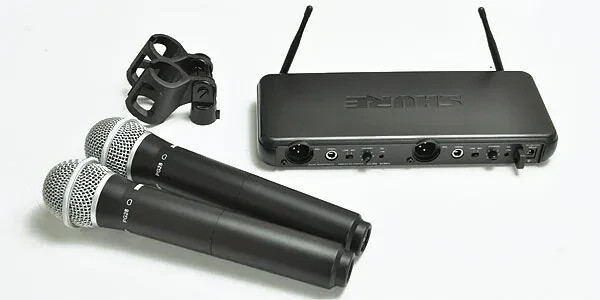 SHURE SVX Wireless System マイク2本セット Wireless System Shure SVX Series SVX288/PG28 Handheld