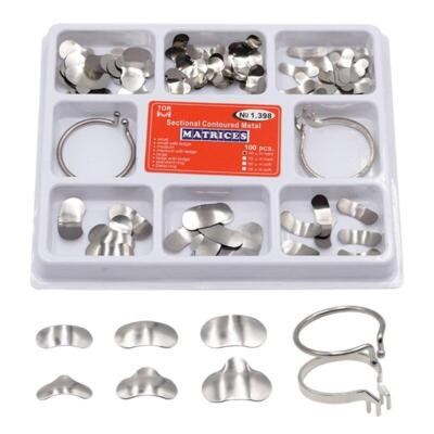 100 Stück/Box Dental Schnittmatrixsystem Dental Schnittmatrix Band Harz