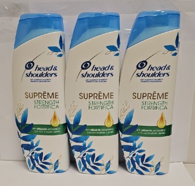 Head & Shoulders Supreme Strength Argan Oil Bamboo Shampoo x 3 400ml