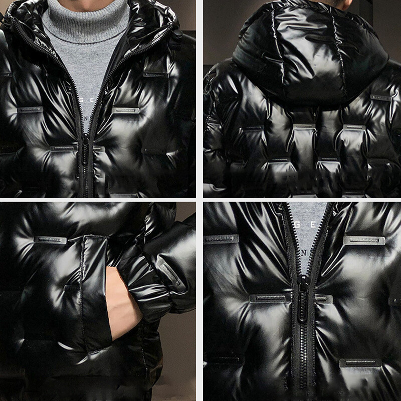 ◆KODAK◆ Brownie Duck Down Hooded Jacket BLACK K3423LDJC5BL KODAK BROWNIE DUCK DOWN JACKET 3.0 | KRAZZY