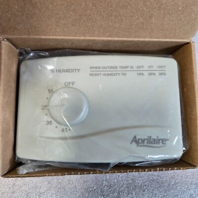 Aprilaire 4655 Manual Humidistat Control Precision Controller