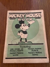 Mickey Mouse Book BIBO and LANG, 1930, Walter E. Disney, First Edition 1st Issue