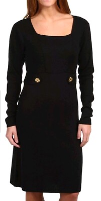 Tahari Women's Size Medium Olive Green Long Sleeve Sweater Dress MSRP $128.00 Tahari Women's Size Medium Olive Green Long Sleeve Sweater Dress MSRP $128.00