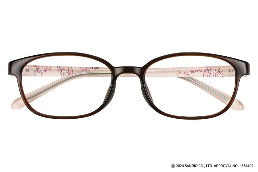 よ*ー様 nene様Melody Frame Premium Material Sanrio Characters x Zoff Glasses Frames My Melody Model