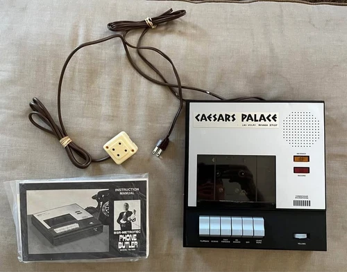 ONE OF A KIND Caesars Palace Las Vegas Vintage Phone Butler Answering Machine