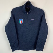 Patagonia Better Sweater® 1/4 Zip Italia Fleece Blue Women's Size Medium M