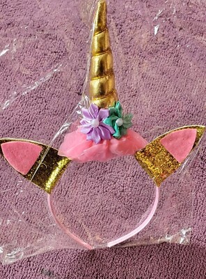 Unicorn Horn Head Girls Hair Magical Unicorn Headband Party Hair