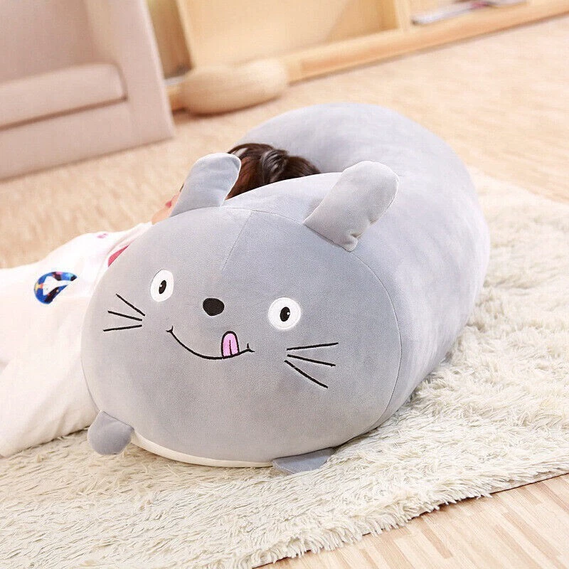 Plush Toy Dolls Pillow Soft Squishy Cushion Chubby Cute Cat Animal Cartoon Gift - Image 4 of 4