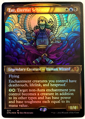 MTG Zur, Eternal Schemer SHOWCASE FOIL Dominaria United 327 NM | eBay
