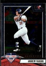 2019 Panini USA Baseball Stars & Stripes #13 Andrew Vaughn Longevity Base