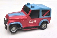 Tyco Jeep CJ7 Red/Blue Nice