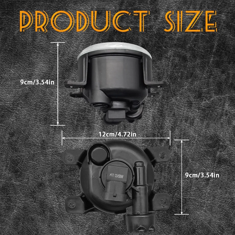 For 2011-2013 Dodge Charger/2010-2020 Dodge Journey LED DRL Fog Driving Light*1 - Изображение 4 из 4