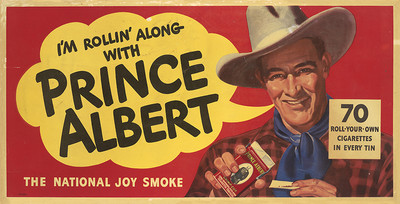 PRINCE ALBERT TOBACCO ADVERTISING METAL SIGN