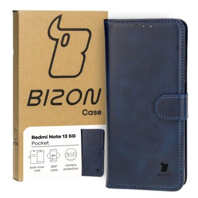 Handyhülle für Xiaomi Redmi Note 13 Pro 5G / Poco X6 Bizon Case Cover Hülle Blau