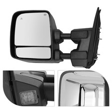 Front For Nissan TITAN Rearview Mirror Left Driver Side Rear View Mirror 2017-22