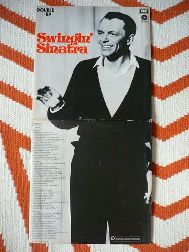 Frank Sinatra Swingin' Sinatra Double Up Vinyl UK 1972 Capitol 1st Press Duo LP - Picture 8 of 12