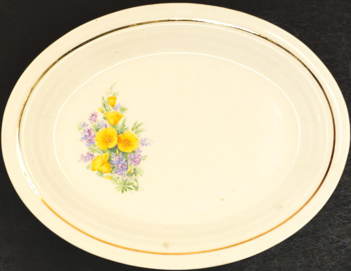 Universal Platter C1940 Universal Cambridge & Buttercup Lavender Small Serving Platter ...