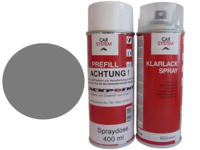 LudwigLacke 10 Spraydosen RAL 7037 Staubgrau – Je 400 Ml, Hochglänzend, Wetterfest