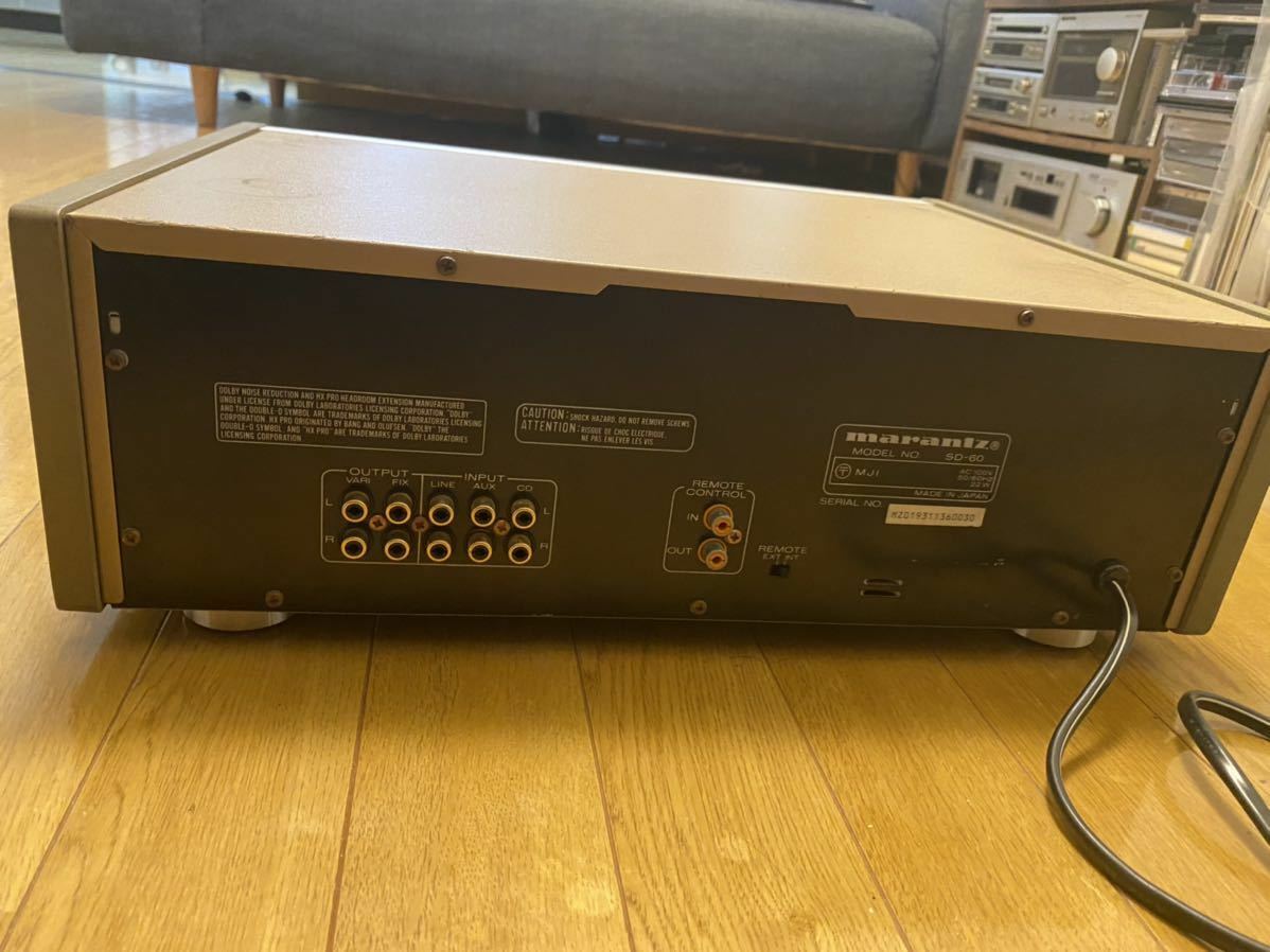 ラジオ・コンポ MARANTZ SD-60 Marantz SD-60 Cassette Deck review, test, price