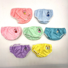 Build A Bear Rare Vintage Days Of Week Cotton Underwear Undies Panties Teddy Set