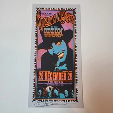 RARE Marilyn Manson 1995 mini Concert Art Poster Mark Arminski The Odeon