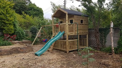 wendy house climbing frame