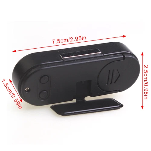 Car Electronic Clock Luminous Thermometer LED Digital Display Dashboard Clock A - Picture 6 of 9