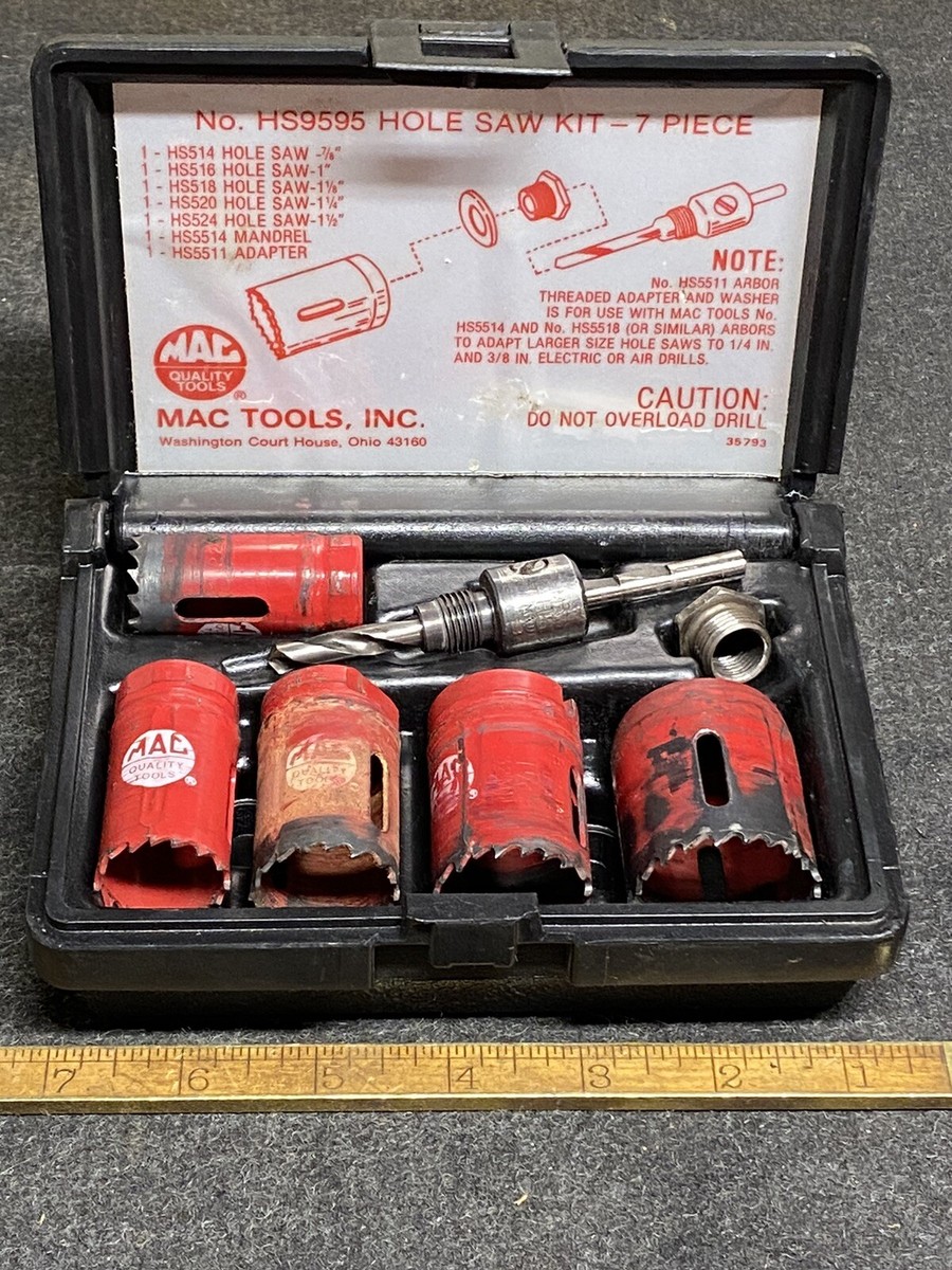MAC Tools Holesaw Kit 7/8
