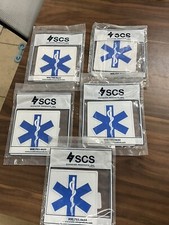 Lot of five 5 SCS CST1 Star of Life Elevator sign for Elevator Signage