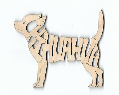 Chihuahua Short Hair Dog wood laser cut Magnet | eBay