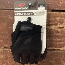 Lizard Skins Aramus Classic Gloves - Jet Black, Short Finger, SMALL