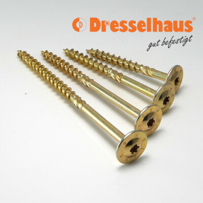 Tellerkopfschrauben Sparrenschrauben Ø 8-10mm von 80-400mm Holz Schrauben e