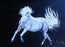 Original/Unique Painting Acrylic on Canvas Signed 50x70x3cm