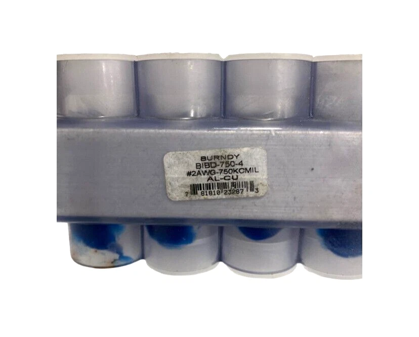 BURNDY BIBD-750-4 #2AWG-750KCMIL AL-CU PORT CONNECTOR - Image 3 of 4