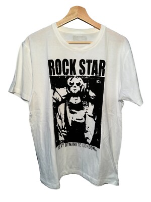 Sexy Dynamite London Rockstar T-Shirt Size M Kurt Cobain Jimi