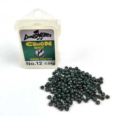 Dinsmores Green Round Tin Micro Split Shot- Size 12 0.04g - Close-Out