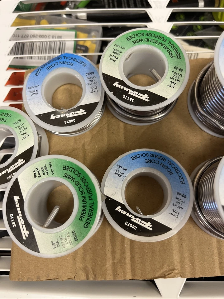 Lote de 9 cables de soldadura Forney ver foto por favor Foto 2 de 4