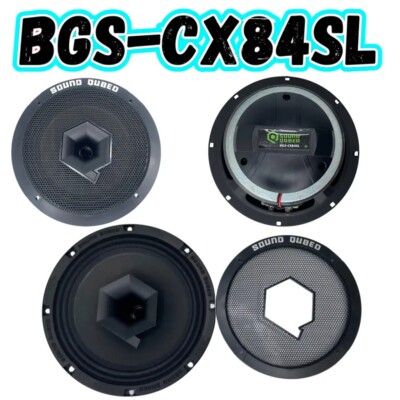 SoundQubed BGS-CX84SL Coaxial Slim Loudspeaker with 1'' Compression Driver
