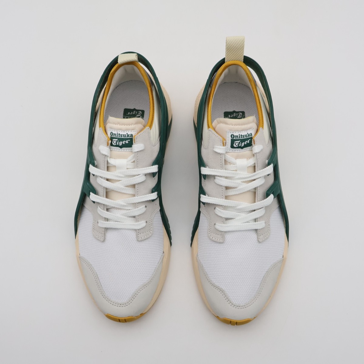 1183A795-102 Onitsuka Tiger Big Logo Trainer 2.0 White Pine Green