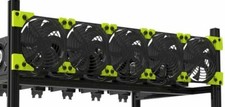 Fan Bracket 6 GPU Veddha Mining Rig - Plastic Fan Bracket 120mm Fans - O
