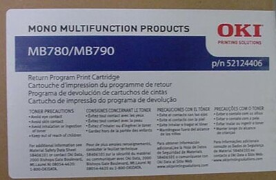 OKI Data Black Print Cartridge for MB780/MB790 MFP Series + FREE SHIPPING!!!