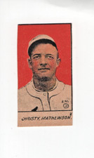 1920 - 1921 W516 -2-2 Baseball Strip Card #27 Christy Mathewson NY Giants