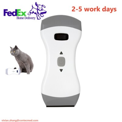 WLAN Veterinary Ultrasound Scanner Machine Color Doppler VET Dog Cat Android iOS