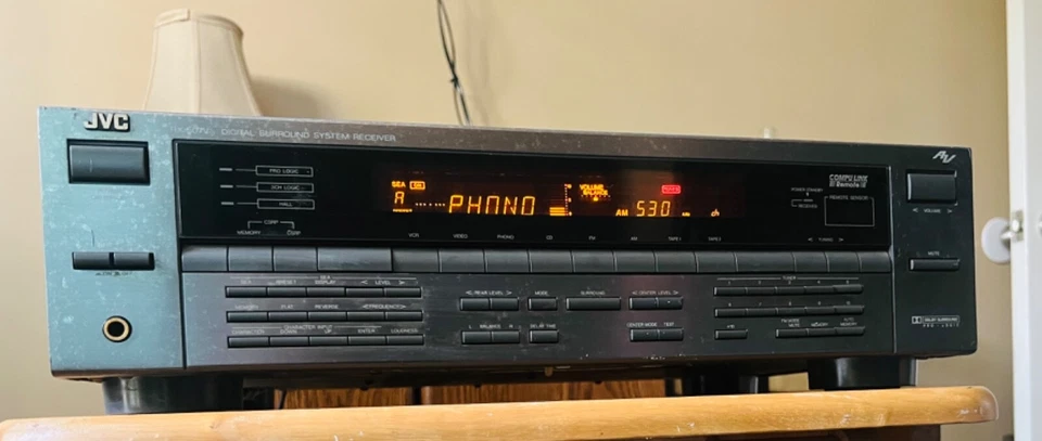 JVC RX- 507V Silver Digital 7.1 Surround System Receiver Amplifier tested WORKS - Image 2 of 4