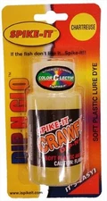 Spike-It Dip-N-Glo Soft Plastic Lure Dye 2oz. - Crawfish Chartreuse