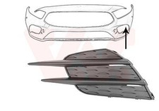 VAN WEZEL Lüftungsgitter Grill Stoßfänger