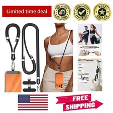 4-in-1 Adjustable Phone Lanyard  Wrist Strap - Hands-Free Convenience for All
