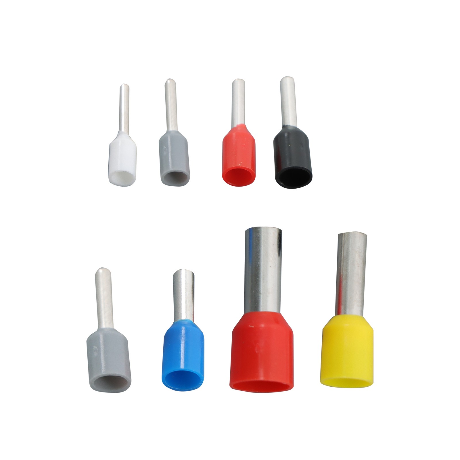 Crimping Tool Kit High Hardness Crimper Plier with 1200pcs Wire Ferrules Crimp