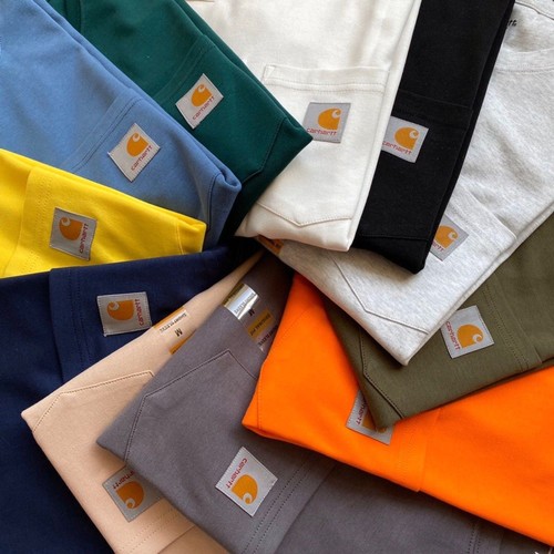 Carhartt Pocket T-Shirt American Style Spring/Summer Workwear Loose Cotton - Bild 3 von 4